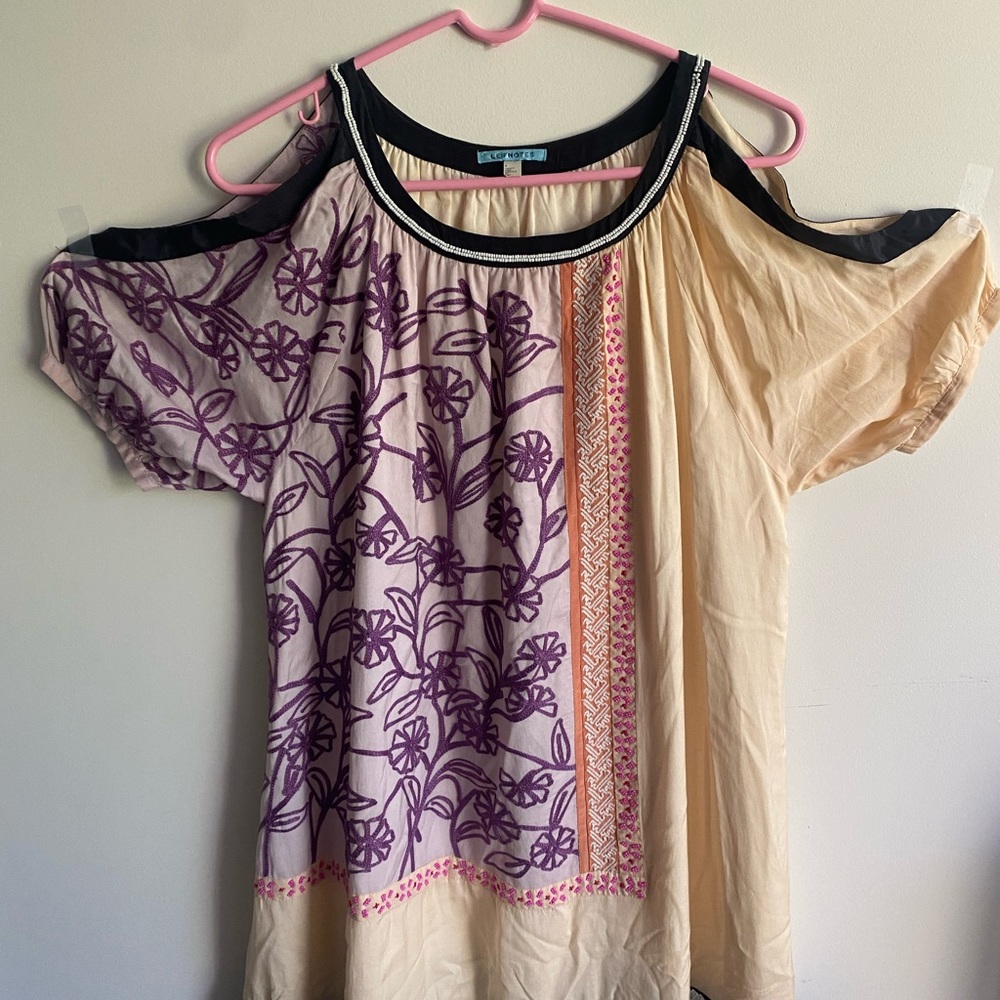 Leif notes from Anthropology NWOT size 8 stunning beading/ embroidery